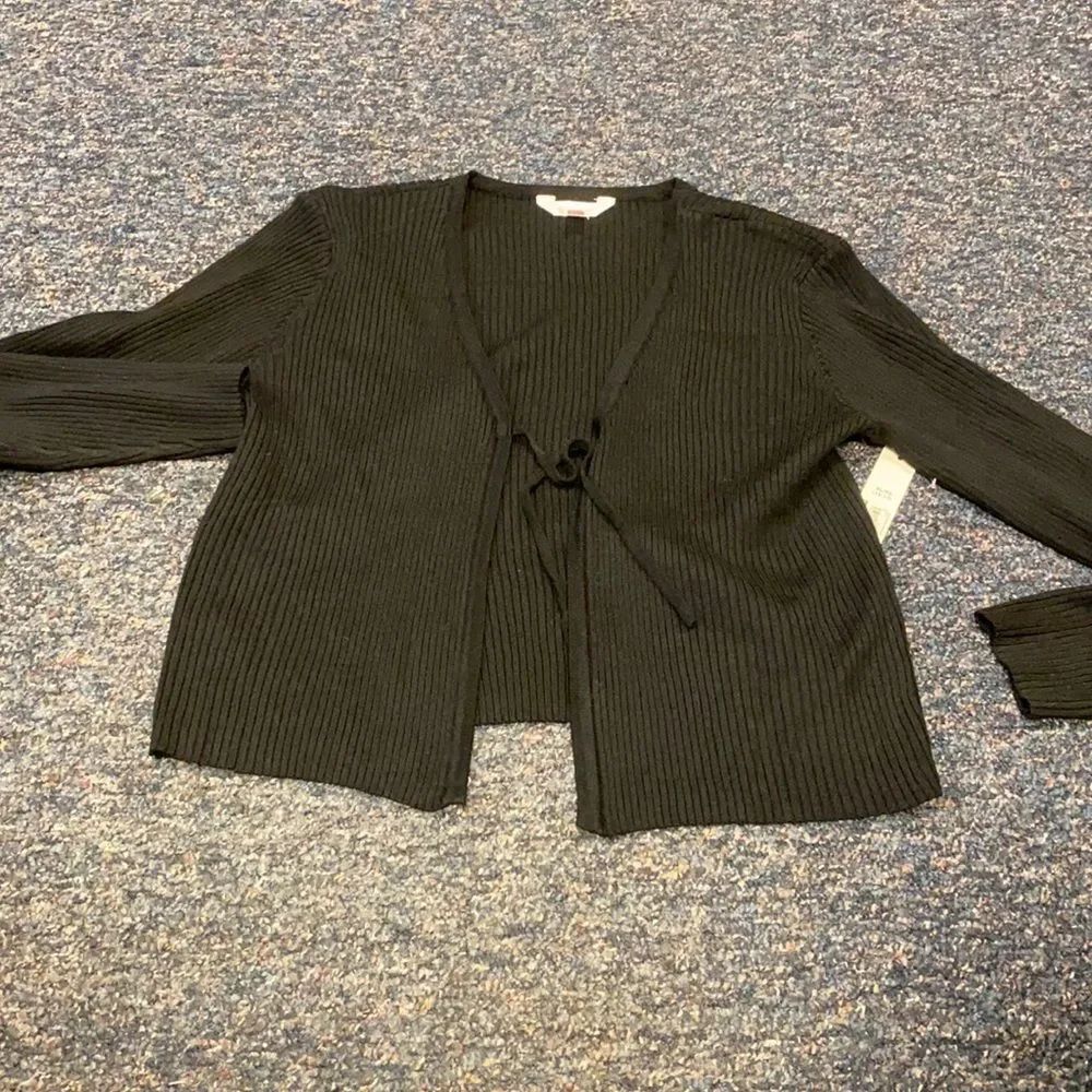 No Boundaries Tie up cardigan sz. XL NWT